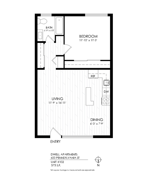 600 & 624 Pennsylvania Street Studio-2 Beds Apartment for Rent - Photo Gallery 15